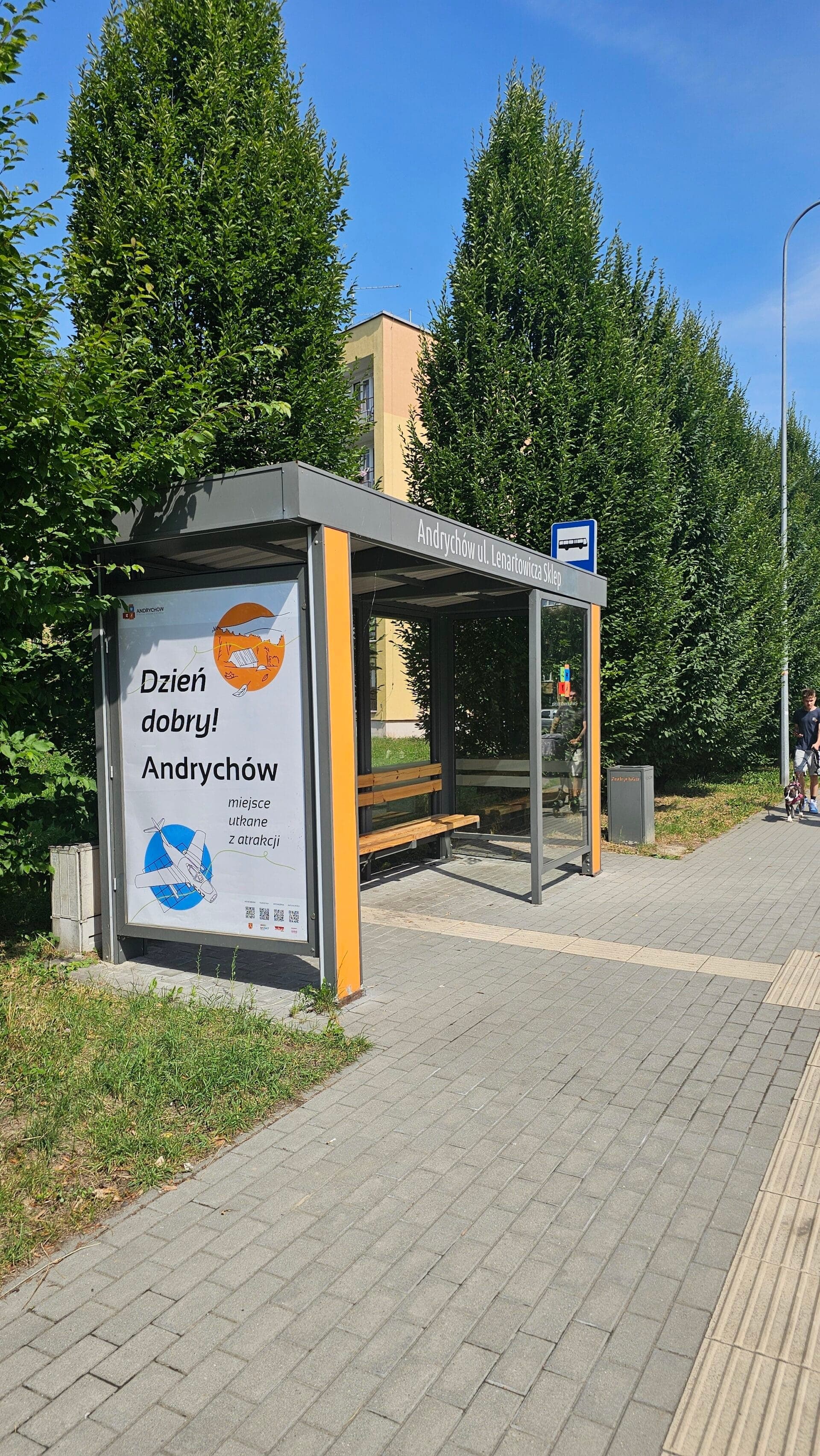 Kody QR na przystankach w Andrychowie. Wystarczy zeskanować telefonem