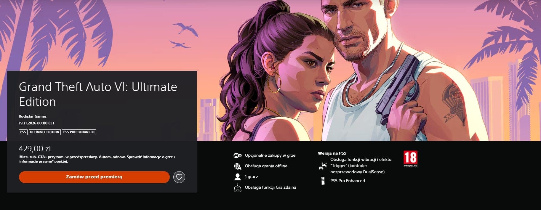 GTA 6 wyznaczy nowy standard cen gier? Rockstar może otworzyć drzwi, których inni wydawcy od dawna szukają.