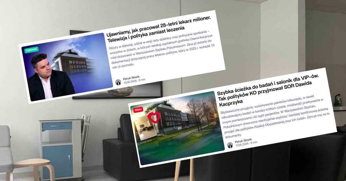 Lekarz-milioner i pokoik VIP. Tak sprawy odebrano w mediach i sieci