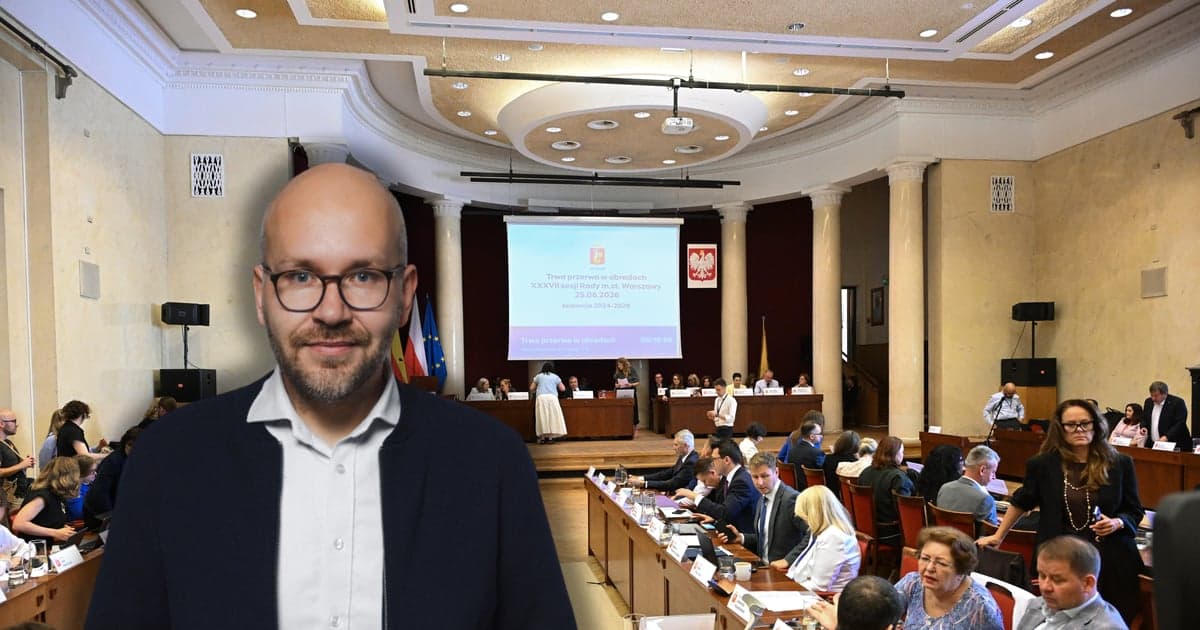 Patryk Słowik na sesji Rady Warszawy. Padło twarde pytanie o dymisję