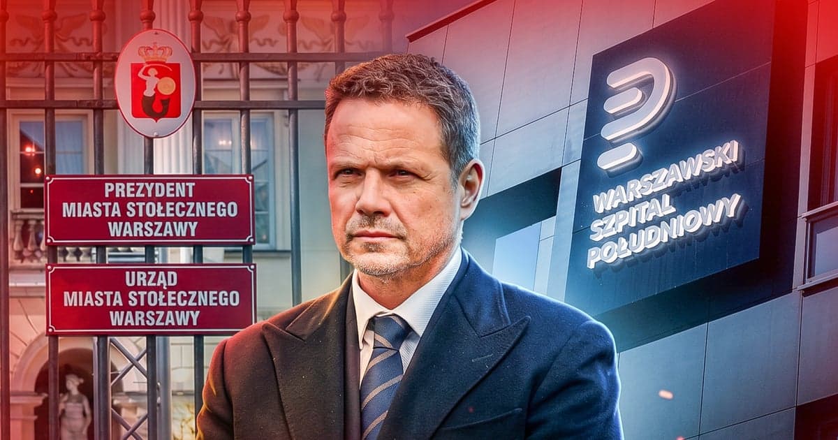 Absolutorium dla Trzaskowskiego w cieniu afery. Radni wracają do sprawy Szpitala Południowego