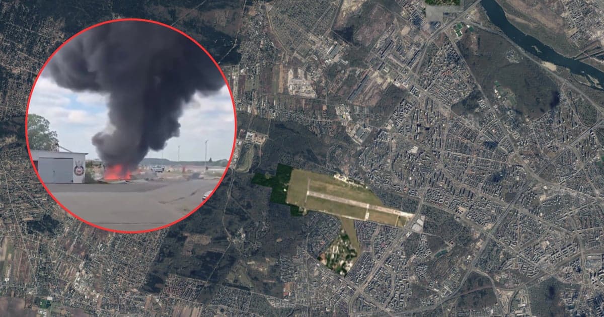 Tragedia na warszawskim Bemowie. Awionetka runęła tuż przed lotniskiem