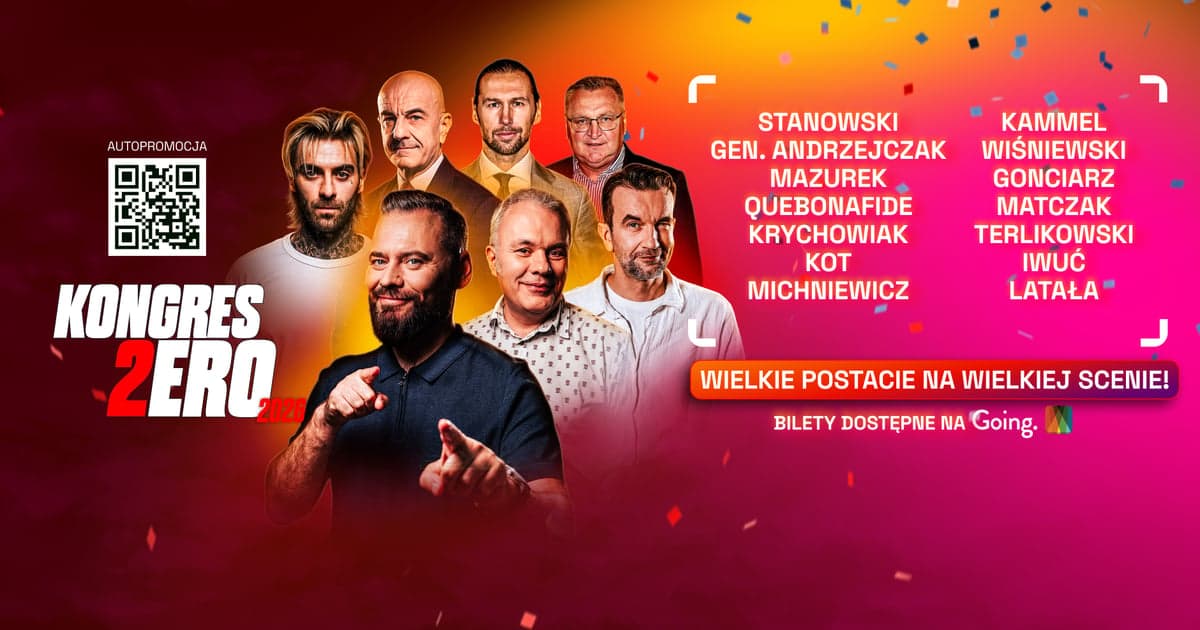 Rusza Kongres Zero 2026. Na scenie gwiazdy kina, sportu i biznesu