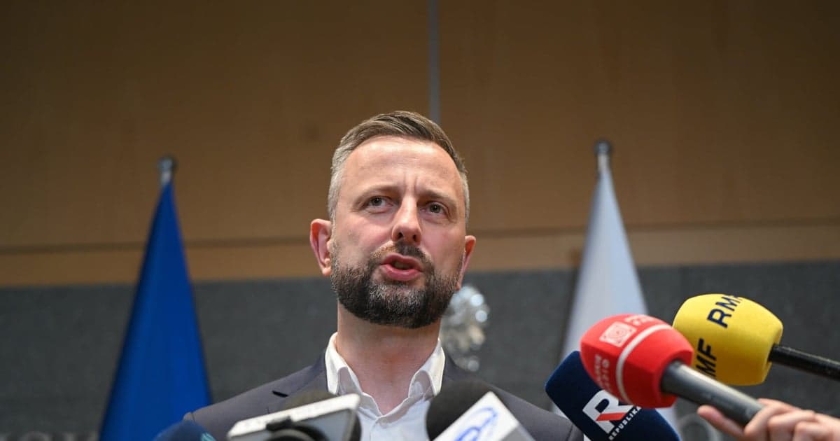 Incydent przed kolumną szefa MON. Komunikat Żandarmerii Wojskowej