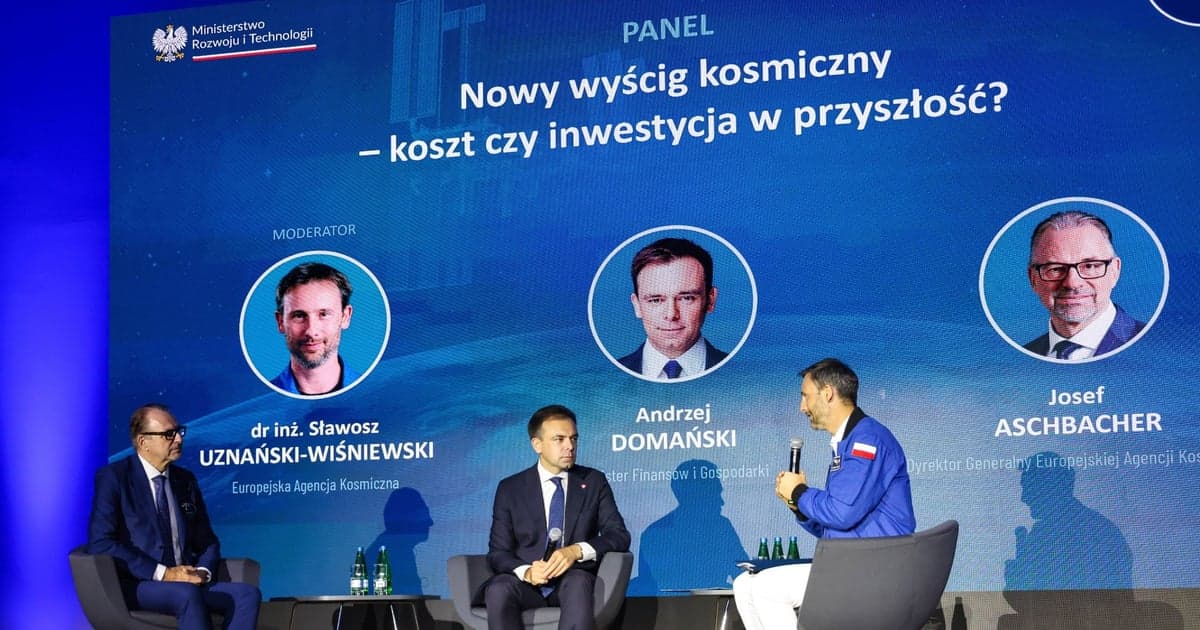 Europejska Agencja Kosmiczna zbuduje centrum w Polsce. Szef ESA o roli Sławosza Uznańskiego-Wiśniewskiego