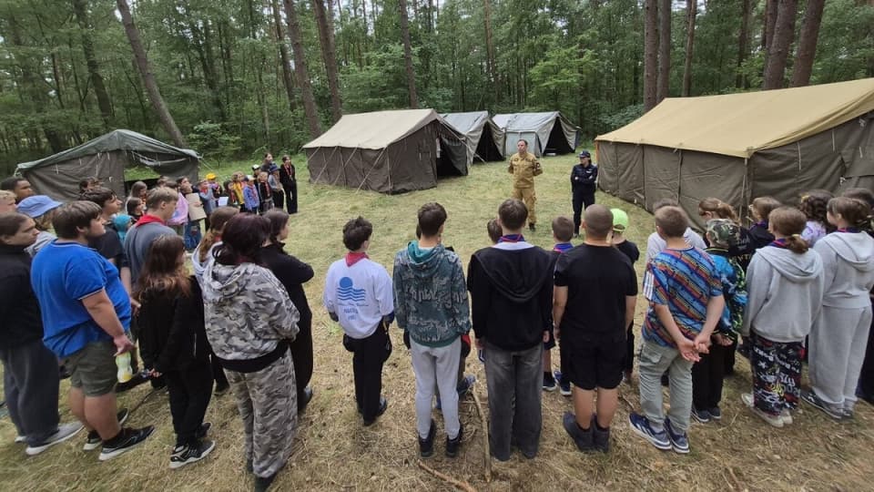 08:36 Trwają kontrole harcerskich obozowisk. Sprawdzane są procedury bezpieczeństwa