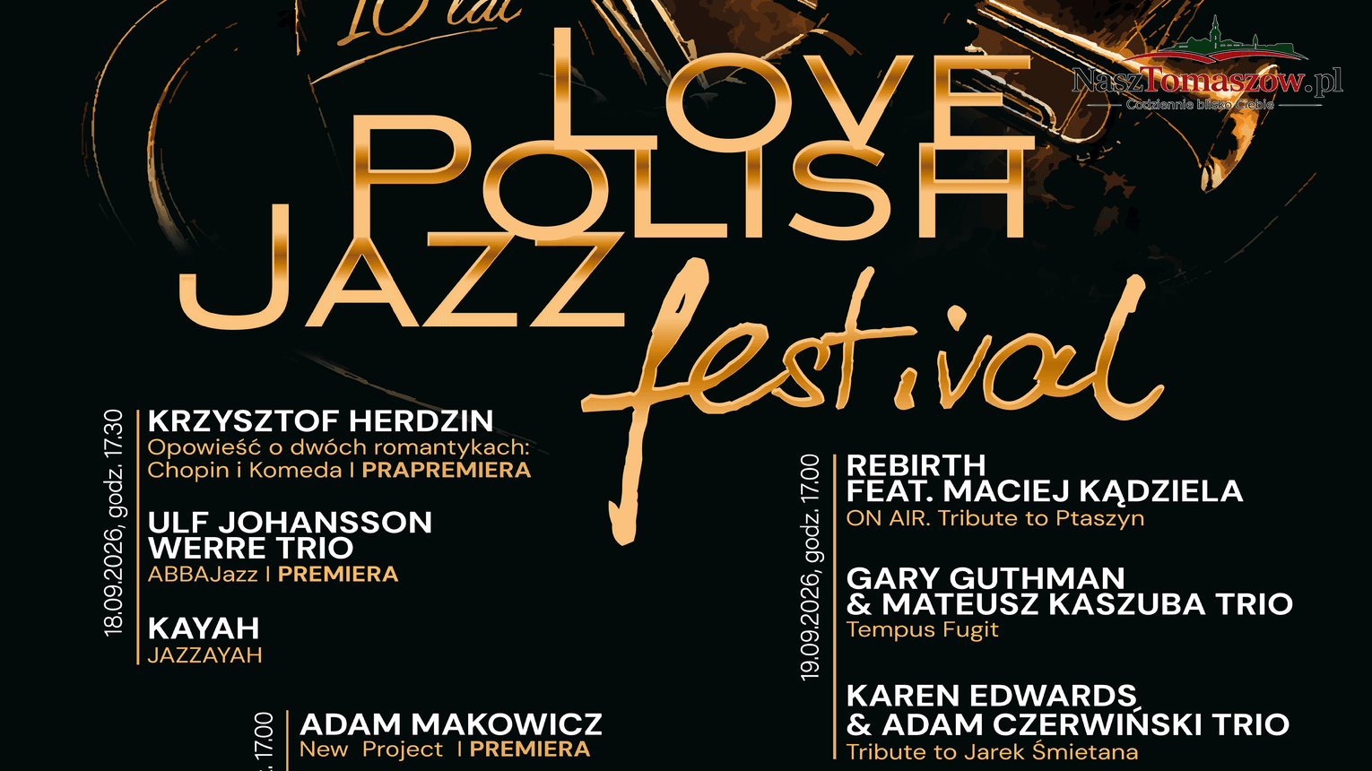 10. Love Polish Jazz Festival. Jubileuszowa edycja z gwiazdami polskiej sceny