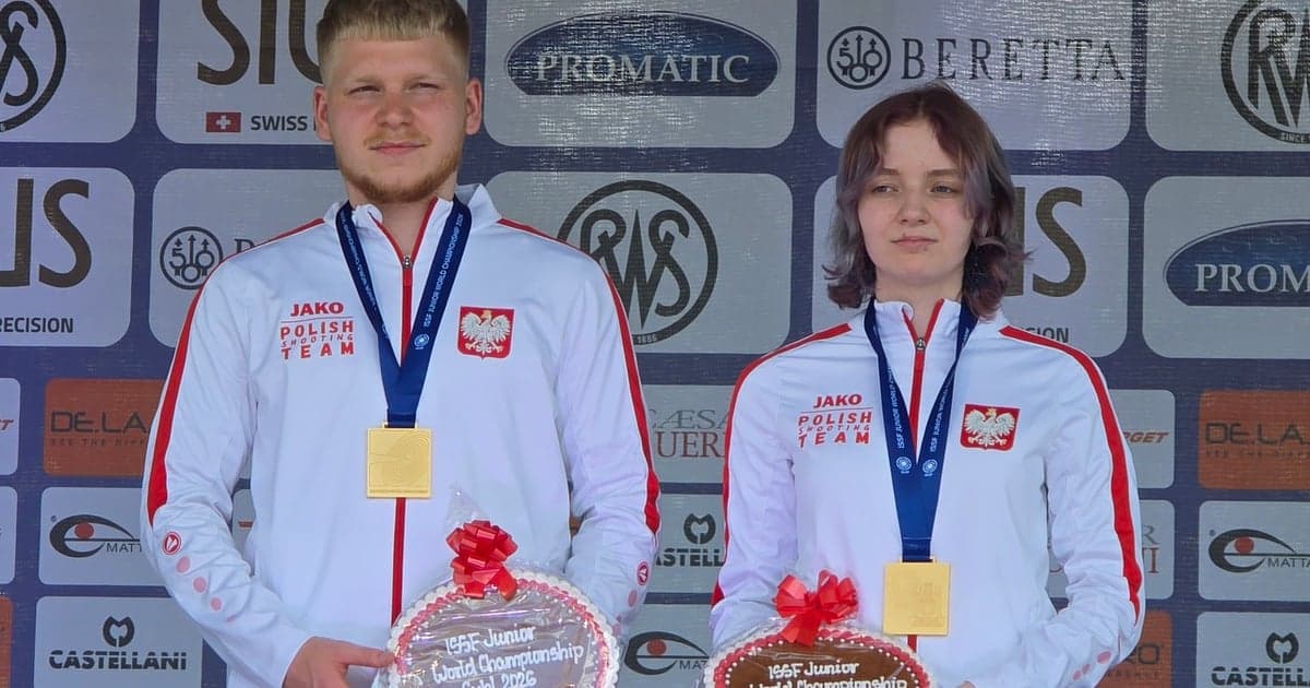 11.07.2026 W sam środek tarczy po złote medale Mistrzostw Świata juniorów Nowe