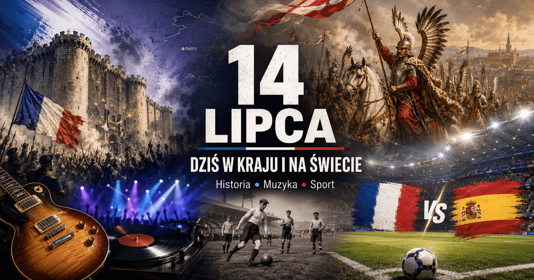 14 lipca – od zdobycia Bastylii po mundialowy półfinał. Dziś historia znów spotyka się ze współczesnością