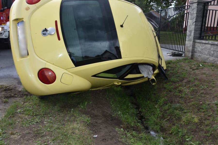 18-letnia mieszkanka gminy Lubaczów uderzyła w przepust. Rannego 10-latka zabrał śmigłowiec LPR