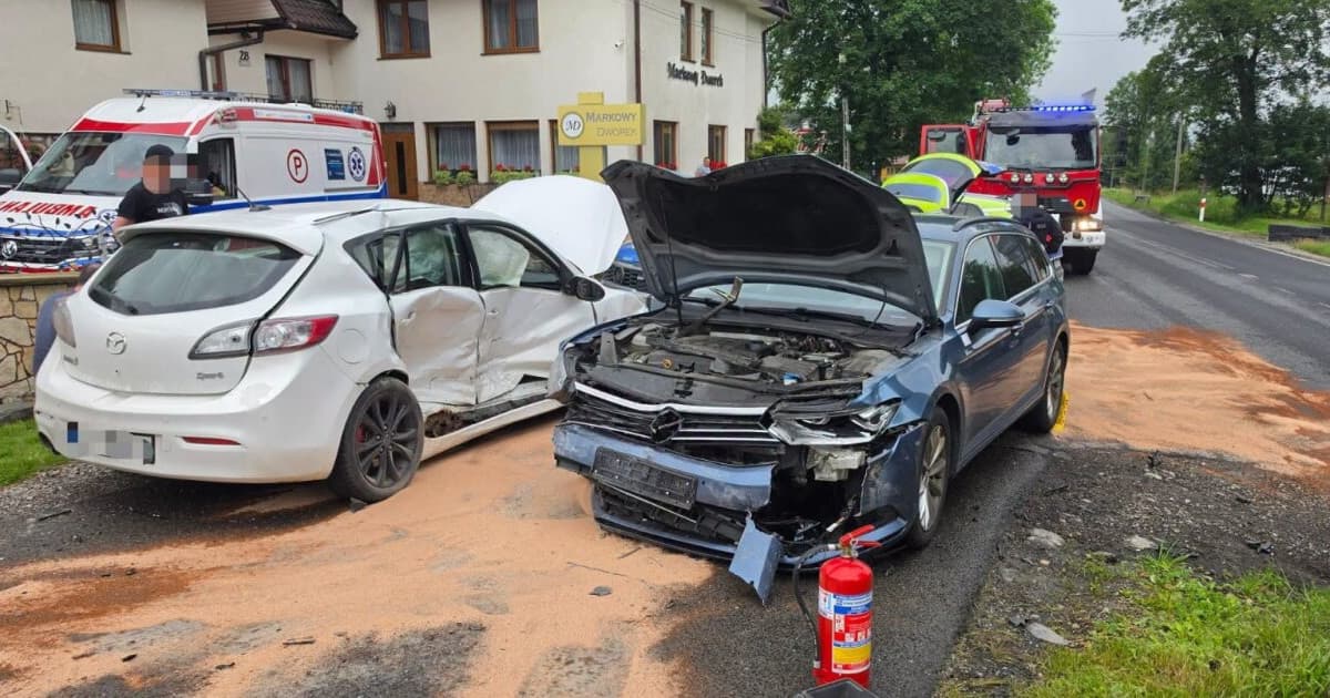 19-latek sprawcą kolizji w Białce Tatrzańskiej. Otrzymał wysoki mandat