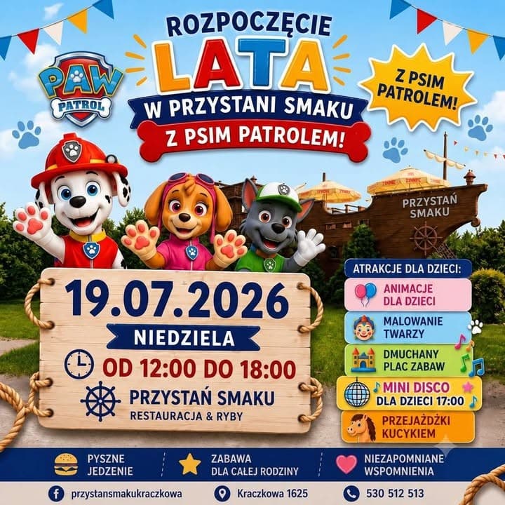 19.07 niedzielaRozpoczęcie Lata w Przystaniu Smaku