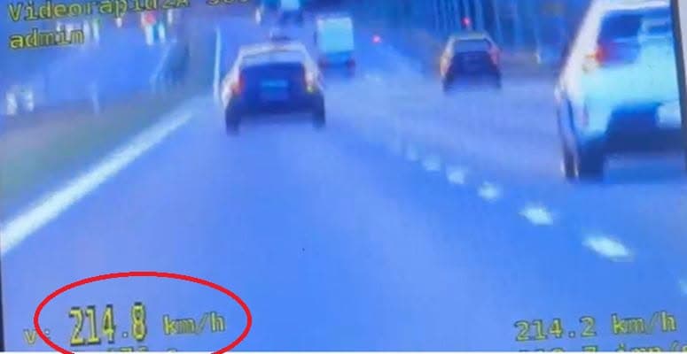 215 km/h na liczniku, a w organizmie alkohol