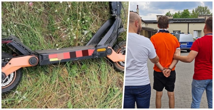32-latek odpowie za kradzież hulajnogi elektrycznej. Działał w warunkach recydywy