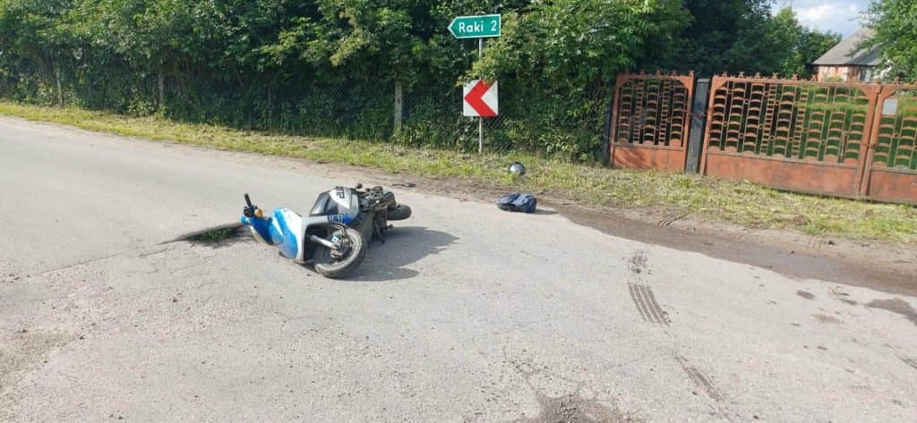45-latka miała wypadek na motorowerze. Powód zszokował policjantów