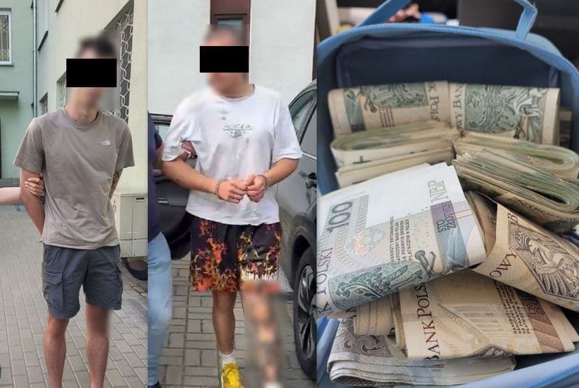 77-latka straciła 80 tys. zł metodą „na wypadek”. Policjanci odzyskali gotówkę, zatrzymali dwóch obywateli Ukrainy