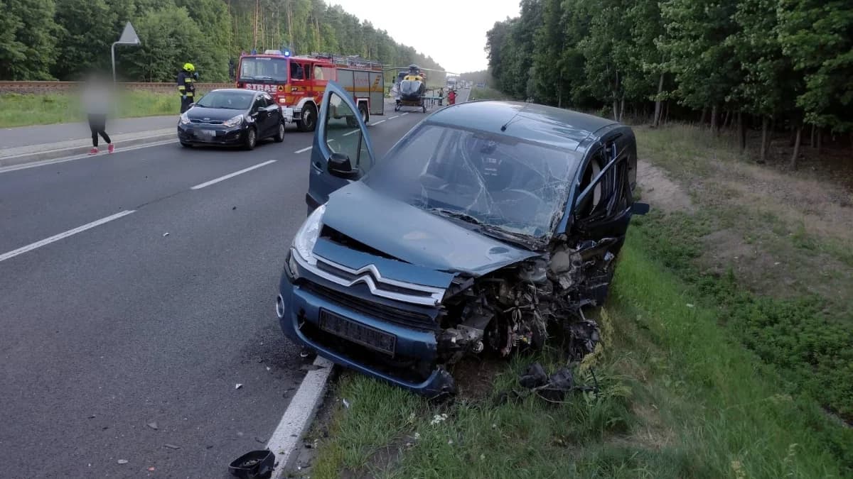 77-letni kierowca nie żyje