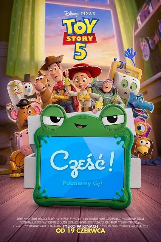 8 lipca 2026, 10:00 - 16 lipca 2026, 17:30 Toy Story 5 (dubbing) Legionowo, Kina Legionowo, Bilety: 20 zł