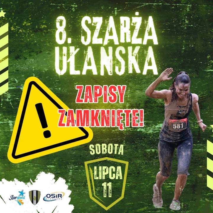 8 lipca 2026Limit wyczerpany. Na Szarżę Ułańską nie ma już zapisów