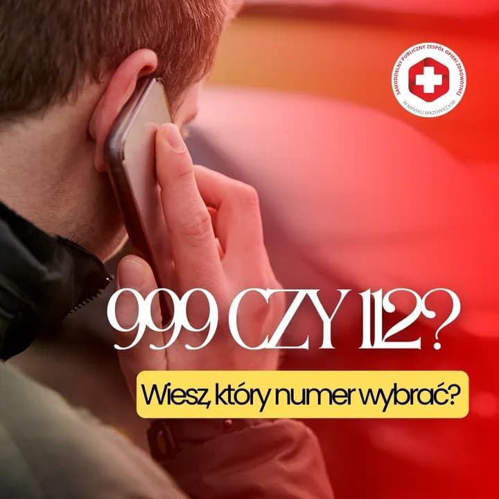 999 czy 112? W Mińsku Mazowieckim ten wybór może mieć znaczenie