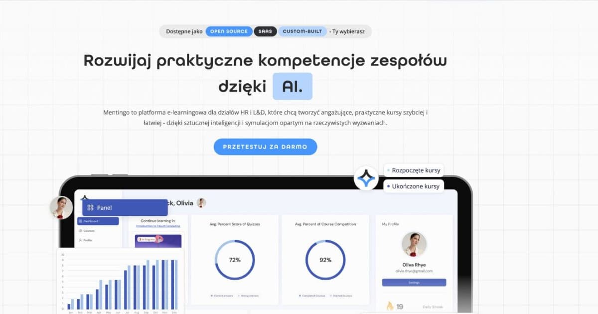 AI Mentor od Mentingo: dlaczego ta platforma przyciąga