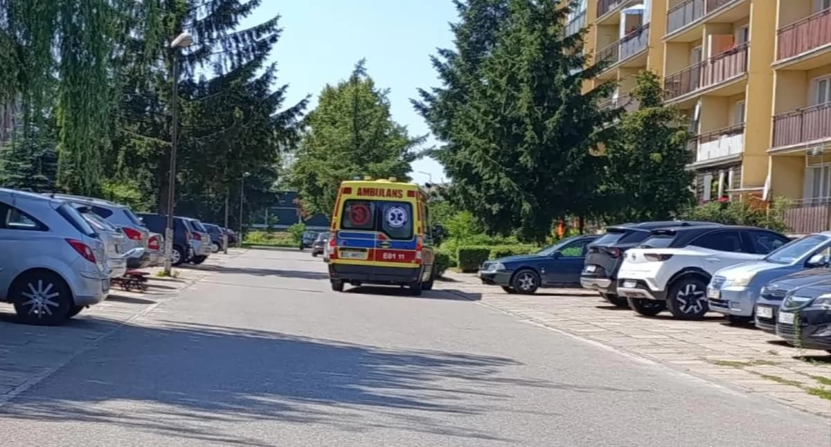 Akcja ratunkowa na osiedlu Marii Konopnick…