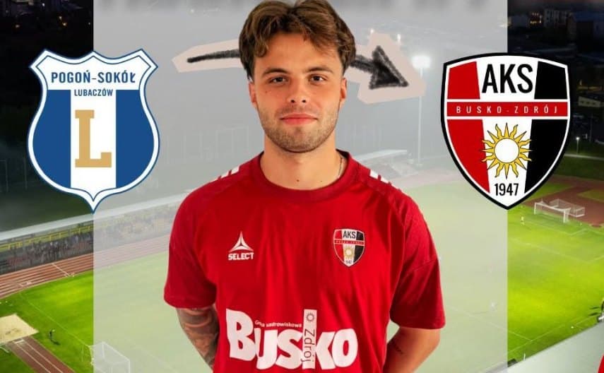 AKS 1947 Busko-Zdrój ma pierwszy transfer. Kamil Krzemiński zagra już w sobotnim sparingu z Glinikiem Gorlice