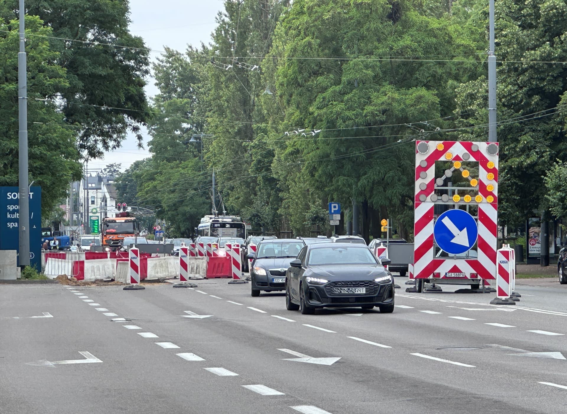 Al. Niepodległości. Od 14 lipca prace na drugim odcinku