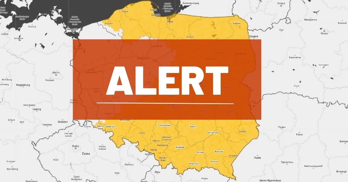 Alert do województwa podkarpackiego i nie tylko. Zacznie się z samego rana!