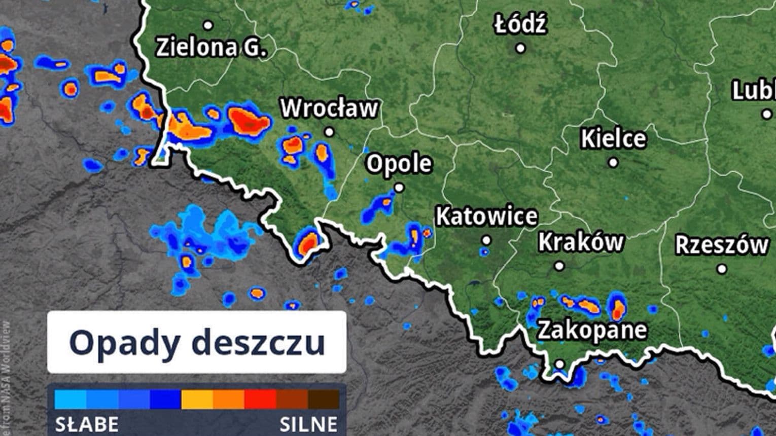 Alert drugiego stopnia. Nad Dolny Śląsk nadciąga załamanie pogody