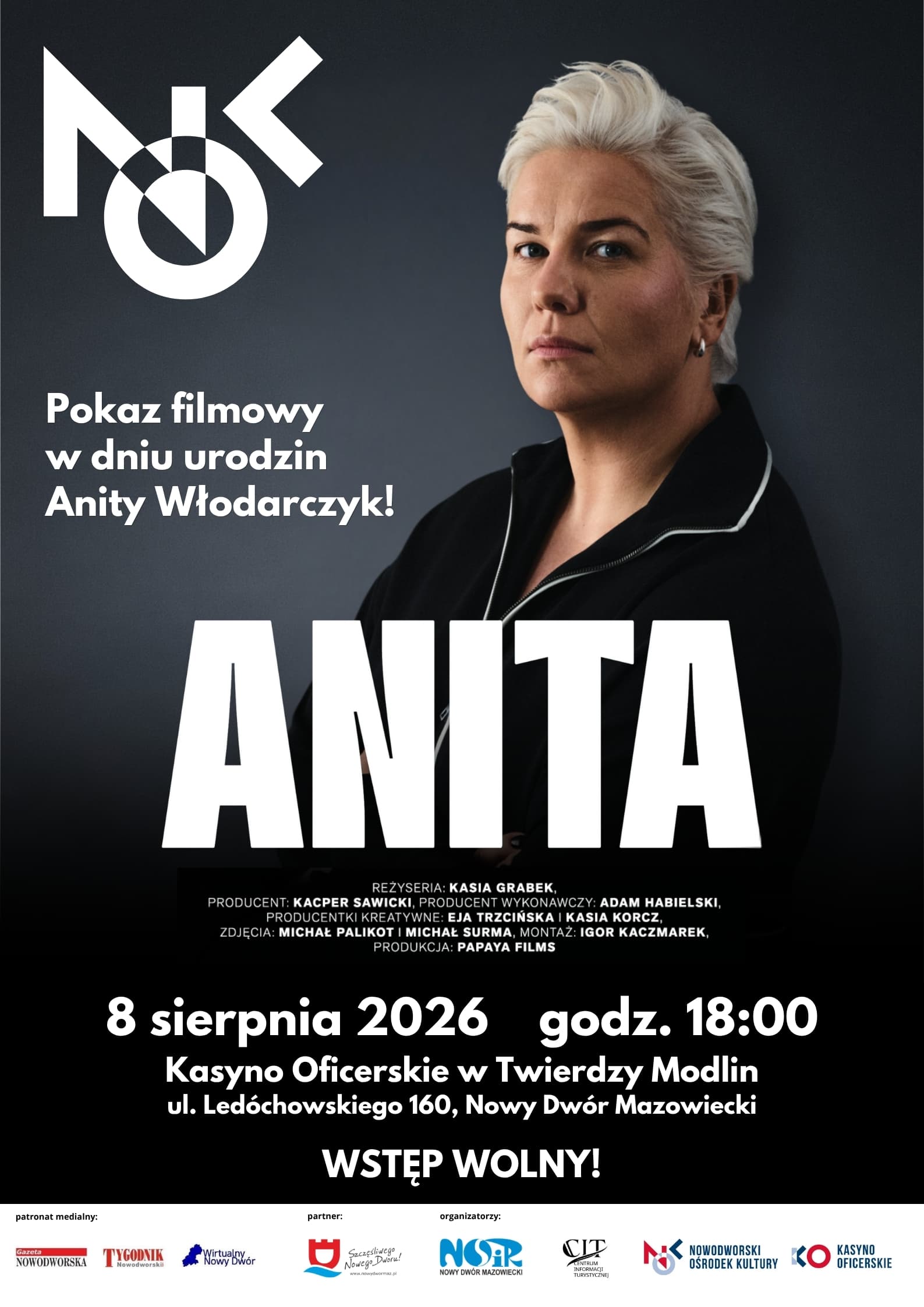 „Anita” – bezpłatny pokaz filmowy w Kasynie Oficerskim