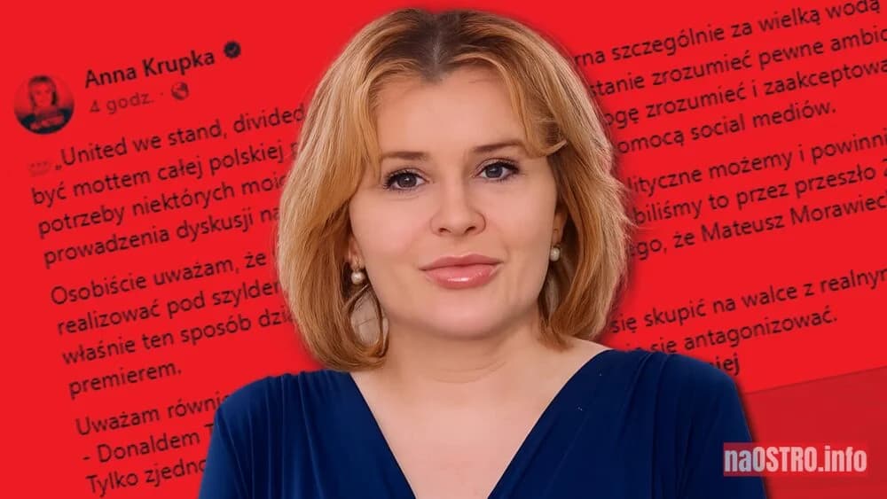 Anna Krupka apeluje o jedność PiS. „Tylko zjednoczeni możemy zwyciężyć dla Polski”