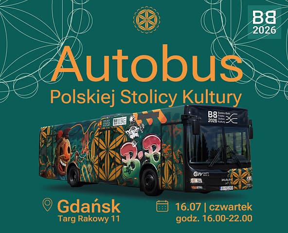 Autobus Polskiej Stolicy Kultury 2026 zatrzyma się dziś w Gdańsku
