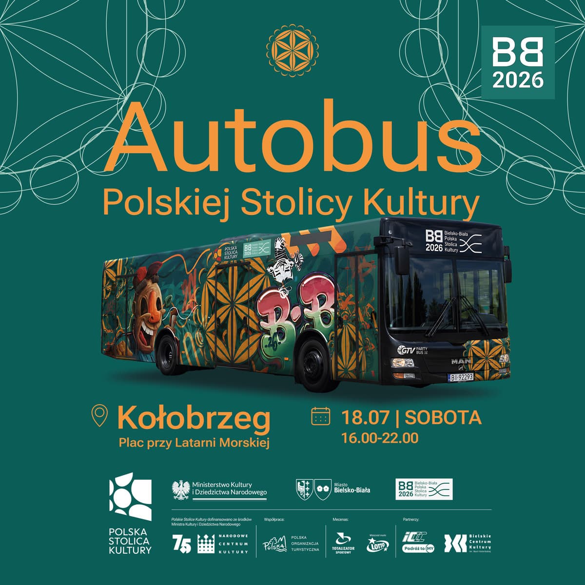 Autobus Polskiej Stolicy Kultury odwiedzi Kołobrzeg. Co w programie?