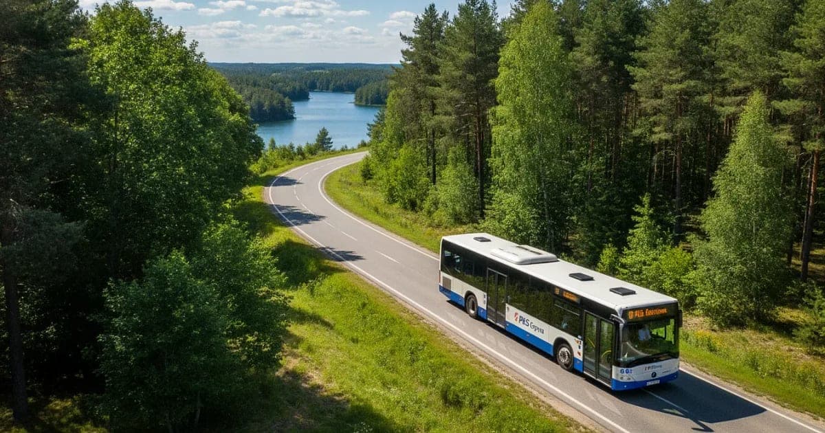 Autobusem nad jeziora: Z Gdańska do Kartuz w 50 minut