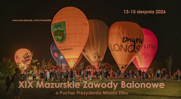 Balony wracają nad Ełk. Trzy dni zawodów o puchar prezydenta
