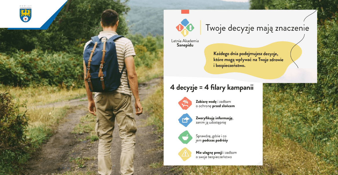 Bezpieczne wakacje z kampanią „LAS – Letnia Akademia Sanepidu. Twoje decyzje mają znaczenie”