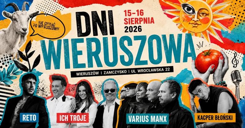 Bezpośredni odnośnik do 29. Dni Wieruszowa – 15-16 sierpnia 2026 r.