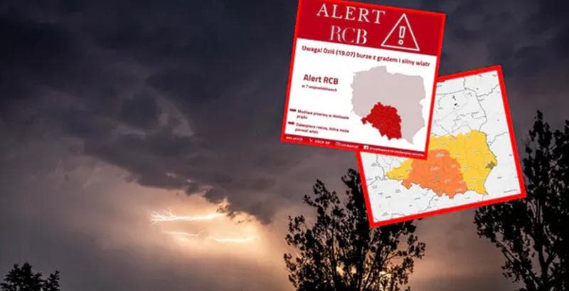 Bezpośredni odnośnik do IMGW ostrzega przed burzami