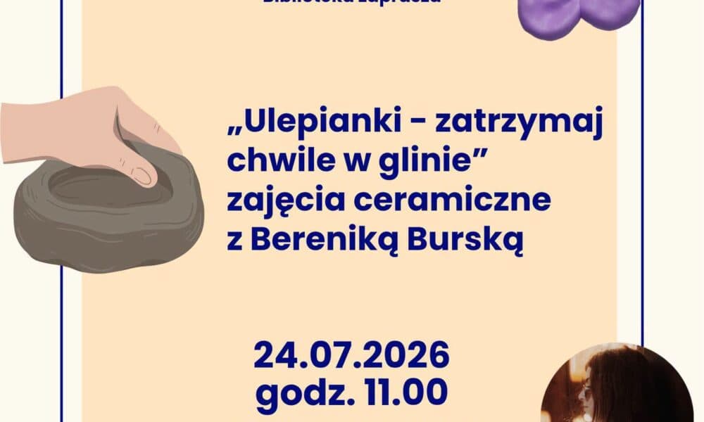BOCHNIA. W bibliotece zaplanowano warsztaty lepienia w glinie dla dzieci