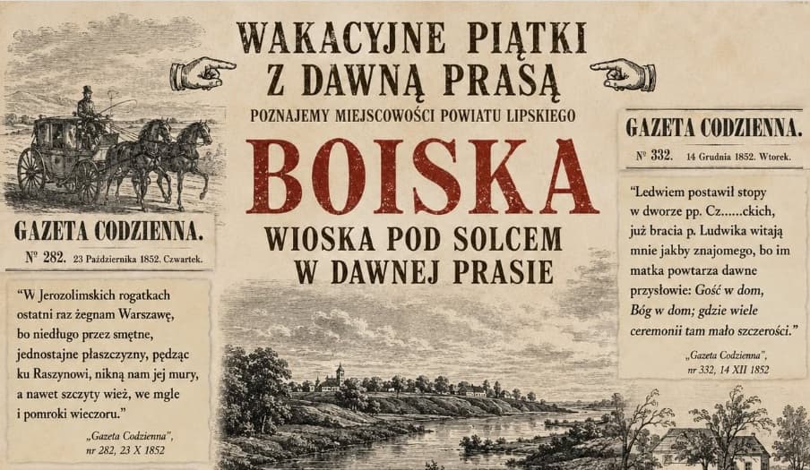 Boiska – wioska pod Solcem w starych gazetach