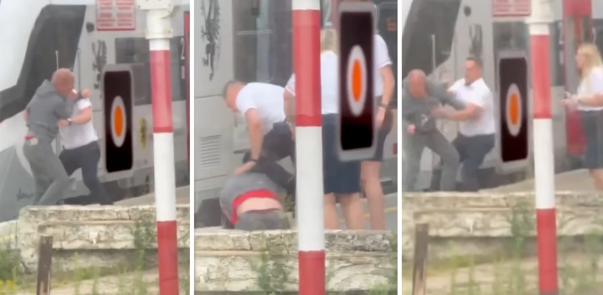 Bójka na dworcu w Wejherowie. Sceny jak z filmu