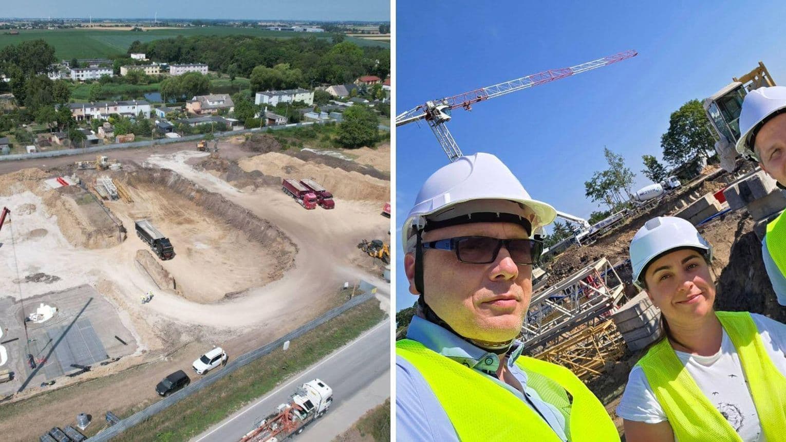 Budowa osiedla SIM w Cieślinie postępuje. Trwają prace fundamentowe. Przypominamy o naborze
