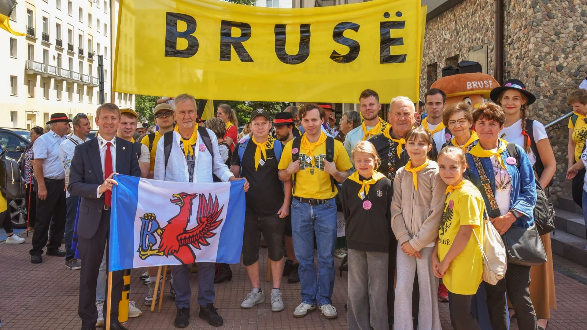 Burmistrz Brus był w delegacji Gminy na Zjazd Kaszubów w Gdyni