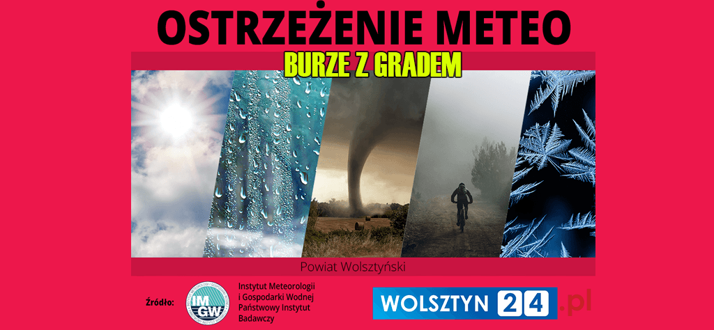 Burze 2 stopień - ostrzeżenie z dnia