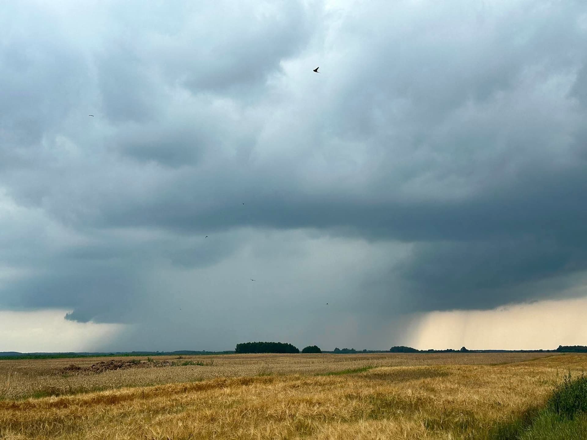 Burze przechodzą przez województwo