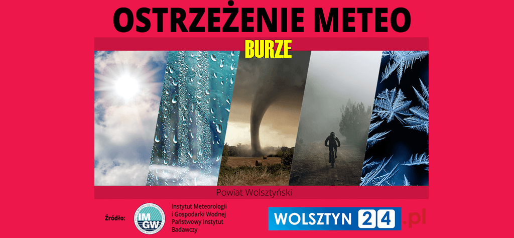 Burze stopień: 2 - ostrzeżenie z dnia
