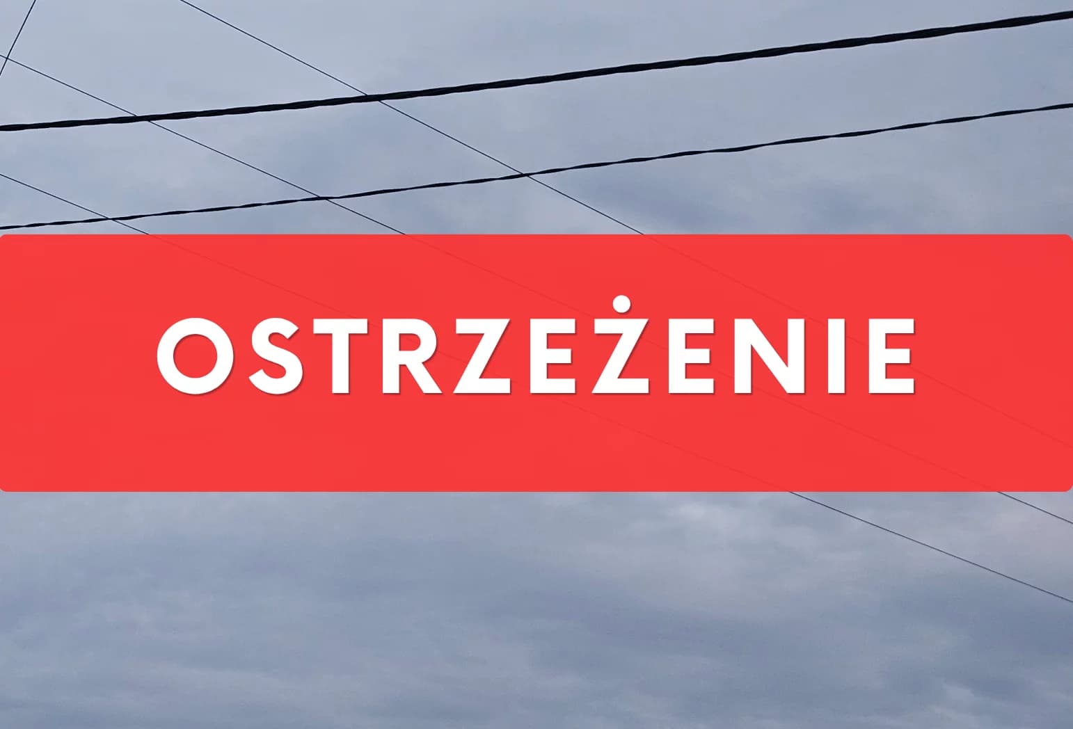 Burzowa noc w powiecie jarocińskim. IMGW podnosi stopień ostrzeżenia
