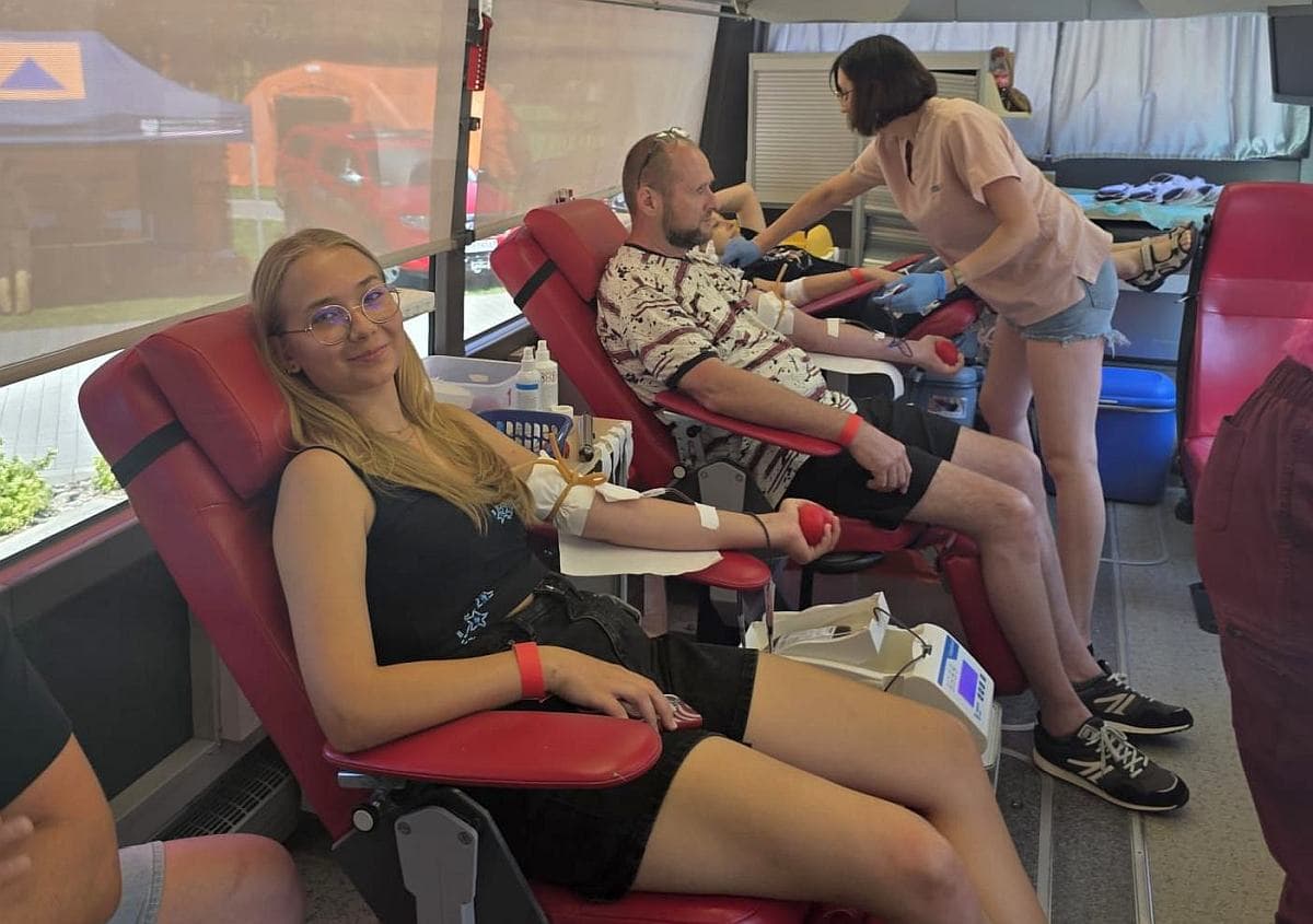 Busko-Zdrój: 82 osoby oddały krew podczas dwudniowej akcji. Mimo wakacji mieszkańcy nie zawiedli (foto)