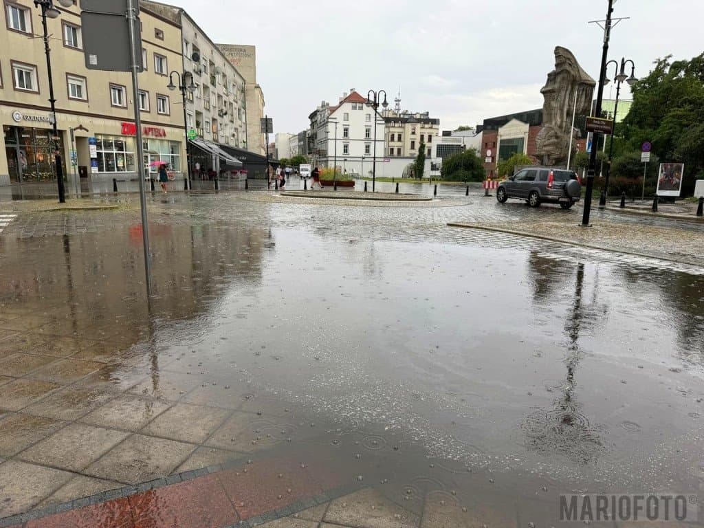 Centrum Opola jak sadzawka. Burze nad regionem. Czy najgorsze już za nami?